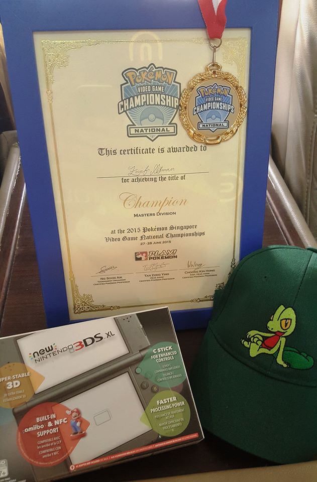 Pokemon VGC Asia Singapore 2015 Nationals 1st Place Champion Prizes